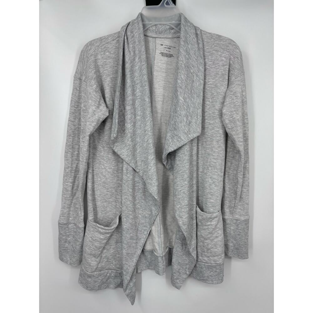 TekGear Dry Tek Gray  Cardigan Size S